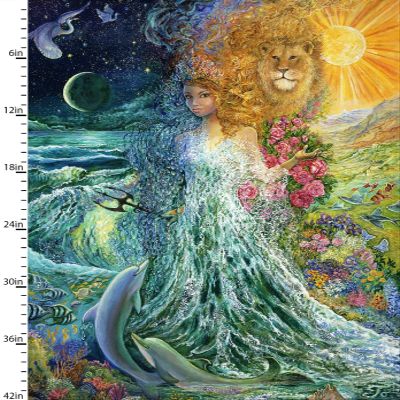 3 Wishes World of Wonder Lion Goddess Panel