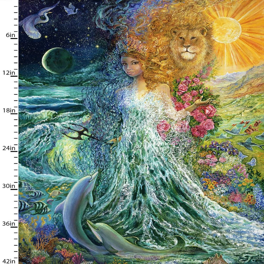 3 Wishes World of Wonder Lion Goddess Panel
