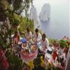 SLIM AARONS Dining Al Fresco print | wall art gallery lustre photo, Palm Springs, picture, fine art print (20x30) view 1