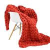 BAILR Cozy Throw Blankets 4759inch, Chunky Knit Blanket Chenille Soft Throw Blanket, Blankets Machine Washable for Couch Bed Sofa Travel Camping (J 120150cm) view 1