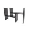 FixtureDisplays Office Desktop Bookshelf Adjustable Wood Display Shelf Desktop Organizer Office Storage Rack Countertop Bookcase Office Supplies Desk Organizer 10119-NPF view 3