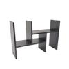 FixtureDisplays Office Desktop Bookshelf Adjustable Wood Display Shelf Desktop Organizer Office Storage Rack Countertop Bookcase Office Supplies Desk Organizer 10119-NPF view 4