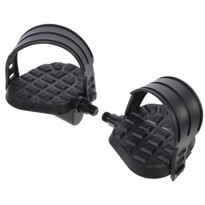Exercise Bikes Exercise Bike Pedals with Straps Indoor Stationary Outdoor Bicycles Cycling Accessories 1 Pair