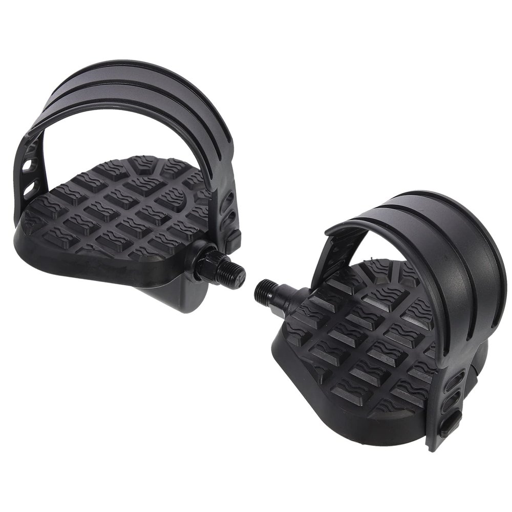 Exercise Bikes Exercise Bike Pedals with Straps Indoor Stationary Outdoor Bicycles Cycling Accessories 1 Pair