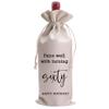LANBAIHE 60th Birthday Wine Bag,Funny Birthday Party Gifts,60 Years Old Gifts Wine Bag for Mom,Wife, Friend,Sister,Brother, Him,Colleague,Coworker view 1