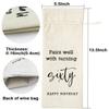 LANBAIHE 60th Birthday Wine Bag,Funny Birthday Party Gifts,60 Years Old Gifts Wine Bag for Mom,Wife, Friend,Sister,Brother, Him,Colleague,Coworker view 3