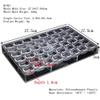 48 Cavities Rectangle Cube Pills Shape Hard Polycarbonate Plastic Chocolate Mold Candy Ice Mould Sugarcraft Moldes DIY Baking view 2