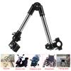 Umbrella Holder, Umbrella Mount Stand Golf Push Cart Umbrella Holder, 360 Adjustable Umbrella Stretch Stand Holder for Baby Stroller Wheelchair Bike(Black) view 3