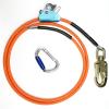 Flipline Kit,Climbing Harness, Adjustable Tree Lanyard, Rope Grab,Steel Swivel Snap Hook Fall Protection for Arborist,Tree Climbers (1/2x10ft,Orange) view 1