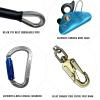 Flipline Kit,Climbing Harness, Adjustable Tree Lanyard, Rope Grab,Steel Swivel Snap Hook Fall Protection for Arborist,Tree Climbers (1/2x10ft,Orange) view 4