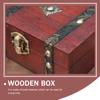 Zerodeko Vintage Wooden Jewelry Box with Lid for Necklaces and Keepsakes view 4