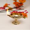 Frienemy Presents Brass Diwali Kuber Deepak On Stand (Gold_2 Inch X 2.5 Inch X 2 Inch) #Frienemy-105 view 2