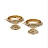 Frienemy Presents Brass Diwali Kuber Deepak On Stand (Gold_2 Inch X 2.5 Inch X 2 Inch) #Frienemy-105 view 3