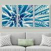 SIGNWIN Framed Canvas Wall Art Sharp Pointed Agave Plant Leaves Botanical Succulent Photography Minimalism Contemporary Closeup Dramatic for Living Room, Bedroom, Office - 16"x24"x3 White view 2