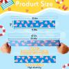 Boao 8 Pack Towel Bands for Beach Chair, Pool & Cruise Essentials, Elastic and Windproof, Towel Chair Clips Lounge Strap Holder, Cruise Ship Accessories (Lovely Style) view 2