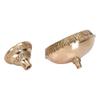 Frienemy Presents Brass Kuber Deepak On Stand Diya Oil Lamp for Puja Home Decor (Golden, Height 6 Cm) (Pack of 4) #Frienemy-341 view 4