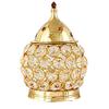 Frienemy Presents Crystal Handmade Pure Brass Akhand Diya Tea Light Holder Decorative Lantern Oval Shape Diwali Gifts Home Decor Puja Lamp (Size - 4.25X4.25X6 Inch) #Frienemy-574 view 1