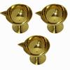 Frienemy Presents Traditional Brass One Face Deepam/Puja Diya Lamp/Pooja Lamp - Set of 3#Frienemy-298 view 1