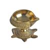 Frienemy Presents Brass Pooja Jyoti Diya (130 Gm, Lxbxh 5.5 Cm X 5.5 Cm X 5 Cm) | Puja Lamp | Udupi Jyot | Tortoise Aarti Deepak #Frienemy-321 view 3