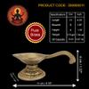 Frienemy Presents Indian Diwali Oil Lamp Pooja Diya Brass Light Puja Decorations Mandir Decoration Items Handmade Table Home Backdrop Decor Lamps Made in Decorative #Frienemy-669 view 2