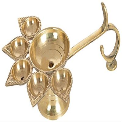 Frienemy Presents Brass 5 Deepak Set (Paanch Diya) for Puja and Festive Home Decoration #Frienemy-050