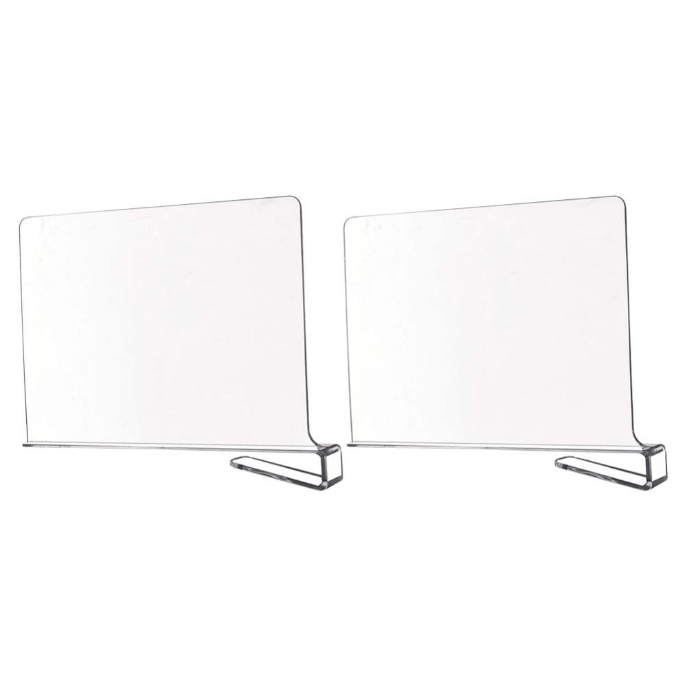 2pcs Clothes Board Closet Supply Closet Accessory Cabinet Accessory Multi-Function Closet Divider Convenient Closet Divider Multi-Function Shelf Divider Household Shelf Divider