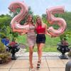 40 Inch Rose Gold 25 Number Balloons Giant Jumbo Huge 25 or 52 Foil Mylar Helium Number Digital Balloons Rose Gold Birthday Mylar Digital Balloons 25 Birthday Party 25th Anniversary Events Party view 4