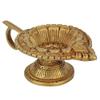 Frienemy Presents Indian Hindu Brass Oil Wick Handmade Lamp 4.5 Inch #Frienemy-244 view 1