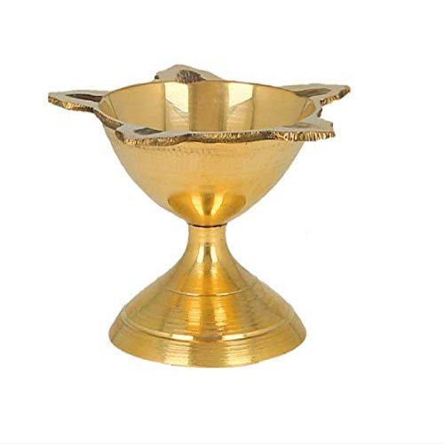 Frienemy Presents Brass Pooja Traditional Star Deep .(Size - 4) #Frienemy-082
