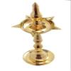 Frienemy Presents El Royale Decor (10Inches) Regional Brass Kerela Fancy Diya Stand (Kuthu Vilakku) Lamp 310 Gm #Frienemy-262 view 2