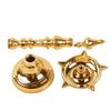 Frienemy Presents El Royale Decor (10Inches) Regional Brass Kerela Fancy Diya Stand (Kuthu Vilakku) Lamp 310 Gm #Frienemy-262 view 3