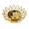 Frienemy Presents Decor Brass Crystal Oil Diya Home Decoration and Puja Purpose.(5 Inches) #Frienemy-486 view 4