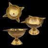 Frienemy Presents Indian Diwali Oil Lamp Pooja Diya Brass Light Puja Decorations Mandir Decoration Items Handmade Table Home Backdrop Decor Lamps Made in Decorative #Frienemy-256 view 3