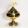 Frienemy Presents Brass Akhand Jyoti Deep Diya/Oil Lamp for Home and Office (Golden) #Frienemy-579 view 4