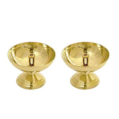 Frienemy Presents Moradabad Metal Hub Brass Akhand Diya/Pyali Deep/Oil Lamp/for Diwali Pooja || Piece of 2 || #Frienemy-516