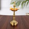 Frienemy Presents Brass Diya Oil Lamp (11 in, Gold) #Frienemy-595 view 1