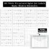 GPOVVIMX 191 Spice Jar Labels Preprinted Minimalist Stickers - White Waterproof Label - Fit Round or Rectangle Spice Jars - Herb Seasoning Kitchen Pantry Labels view 3