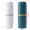 Croselyu Travel Toothbrush Storage Box Portable Wash Cup Travel Wash Cup,1 PCE (White) view 2
