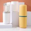 Croselyu Travel Toothbrush Storage Box Portable Wash Cup Travel Wash Cup,1 PCE (White) view 3