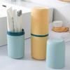 Croselyu Travel Toothbrush Storage Box Portable Wash Cup Travel Wash Cup,1 PCE (White) view 4
