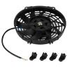 9 inch Universal Electrical Radiator Cooling Fan 24V 10 Curved Blade Air Conditioner Condenser Electric Cooling Fan for Radiator Auto Cooling Air Conditioning view 1