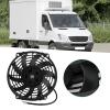 9 inch Universal Electrical Radiator Cooling Fan 24V 10 Curved Blade Air Conditioner Condenser Electric Cooling Fan for Radiator Auto Cooling Air Conditioning view 2