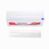 Plastic Wrap Dispenser with Cutter -Cling Wrap Dispenser with Slide Cutter for Food Film, Tin Foil, Aluminum Foil, Baking Paper (Plastic Wrap Dispenser + 12'' x 492' BPA Free Film) view 1