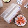 Plastic Wrap Dispenser with Cutter -Cling Wrap Dispenser with Slide Cutter for Food Film, Tin Foil, Aluminum Foil, Baking Paper (Plastic Wrap Dispenser + 12'' x 492' BPA Free Film) view 2