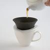 COFIL Japanese Ceramic Coffee Filter, Made in Japan, Reusable Dripper, Blue Holder view 3