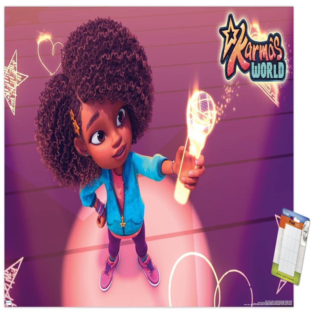 Trends International Karma's World - Karma Wall Poster, 14.725" x 22.375", Premium Poster & Mount Bundle