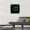 Trends International Harry Potter - Slytherin Crest Magic Wall Poster, 14.725" x 22.375", Premium Poster & Mount Bundle view 2