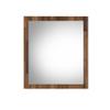 Acme Hestia Rectangular Wooden Frame Mirror in Walnut view 1