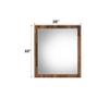 Acme Hestia Rectangular Wooden Frame Mirror in Walnut view 3