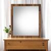 Acme Hestia Rectangular Wooden Frame Mirror in Walnut view 4